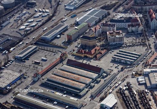 MUC Grossmarkt 9812 (2595 Besuche) 2017-02-27 Gelände der Großmarkthalle in München Sendling im Bundesland Bayern. Die Grossmarkthal... MUC Grossmarkt 9812