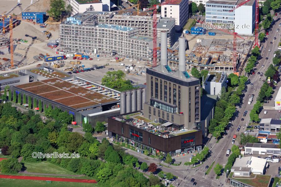 KARE im Kraftwerk Möbelhaus im ehemaligen Heizkraftwerk und Großbaustelle Quartier Am Südpark und Südwink an der Drygalski-Allee in München Obersendling im Bundesland Bayern. www.kare.de www.suedwink.de MUC_KARE_Suedpark_0584.jpg